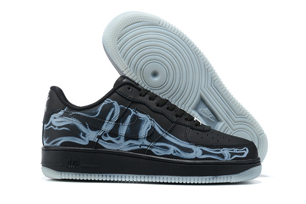 Women's Air Force 1 Low Top Black Shoes 075 Women's Air Force 1 Low Top Black Shoes 075